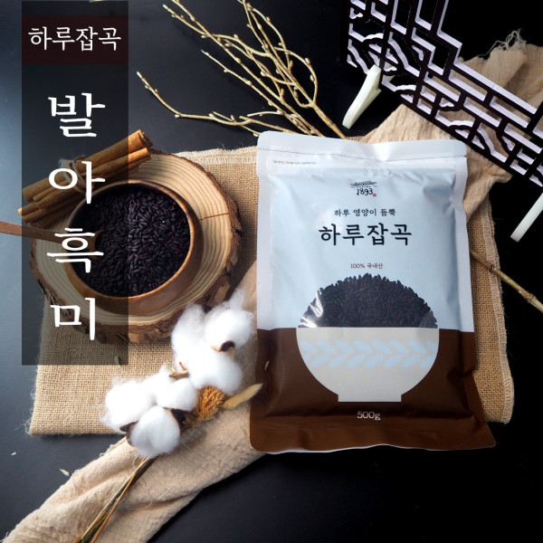 식탐대첩 1893 하루잡곡 국내산 발아흑미 500g